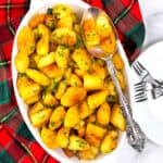 Easy Crispy English Roasted Potatoes