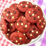Easy Red Velvet Chocolate Chip Cookies