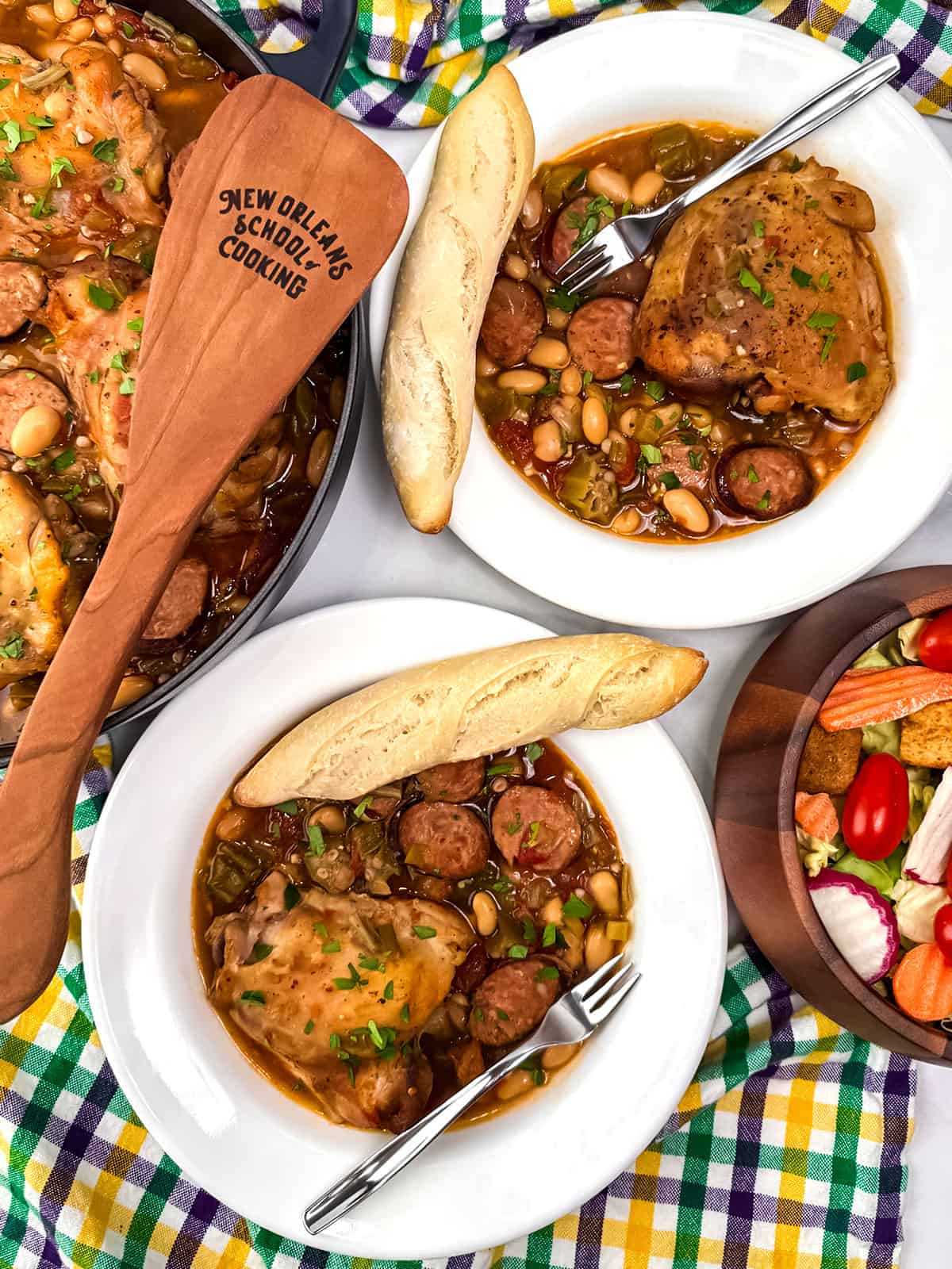 Cajun Chicken Cassoulet