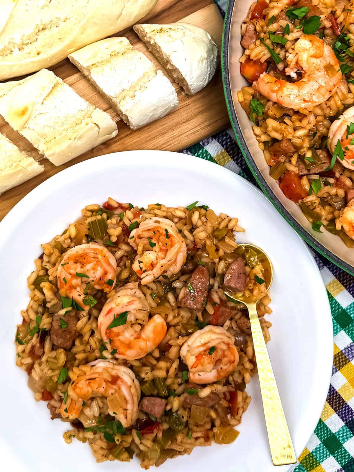 Shrimp & Andouille Jambalaya Risotto