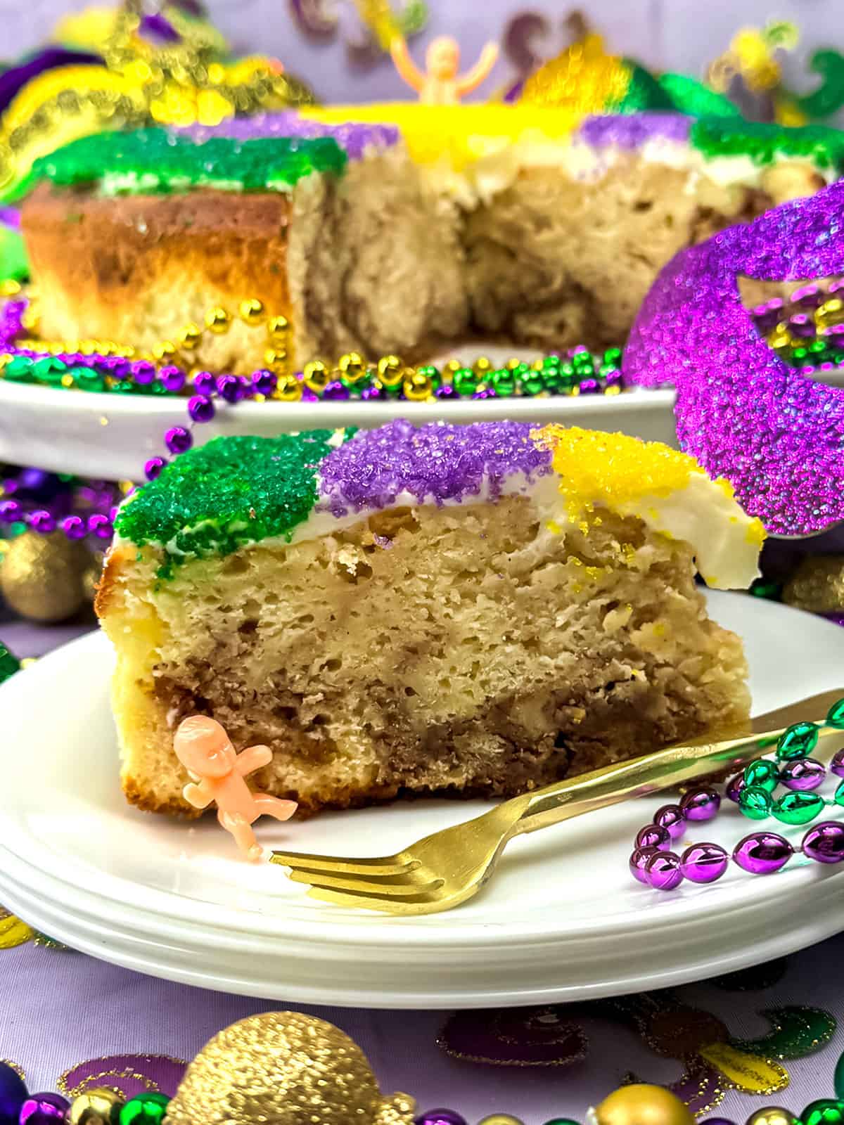 King Cake Cheesecake