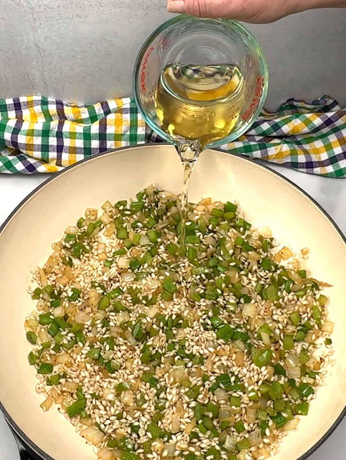 adding sherry 
