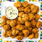 Creole Sausage Balls with Remoulade Sauce