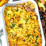 Cajun Three-Cheese Crawfish & Andouille Macaroni