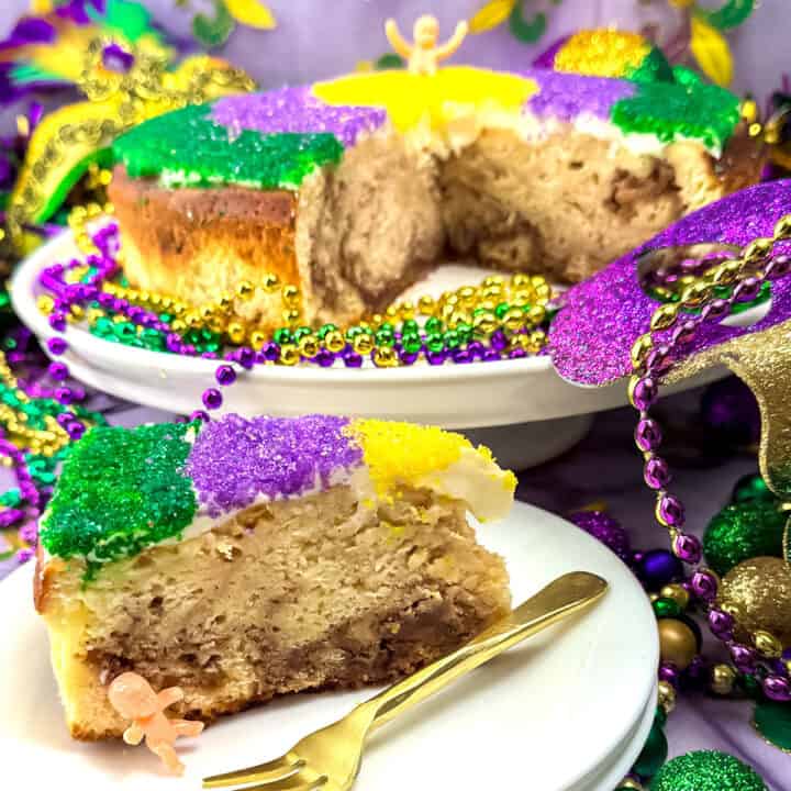 King Cake Cheesecake