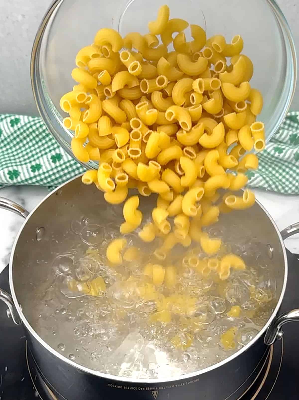 cooking pasta