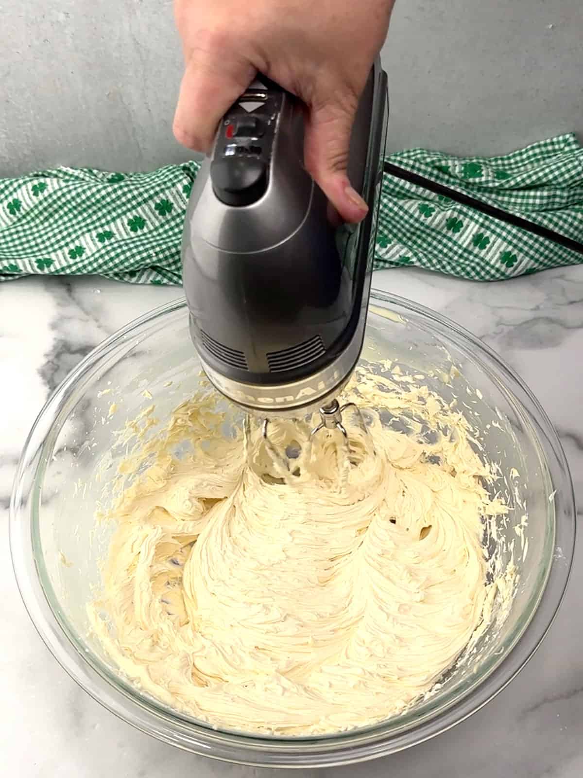 beating frosting