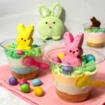 Easter bunny parfait cups