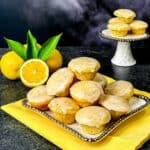 Lemon poppy seed mini-muffins.
