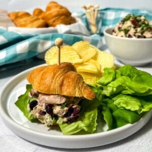 Quick and easy chicken salad.