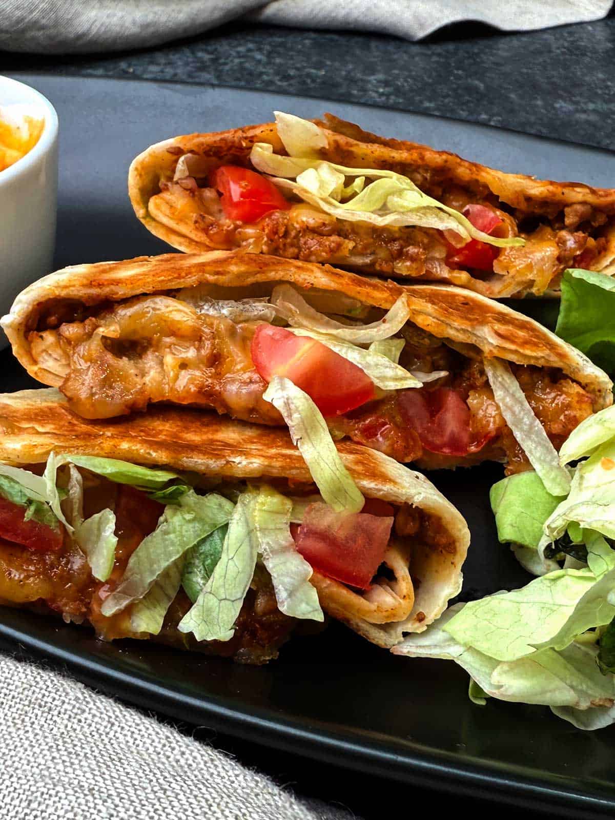 Crunchwrap-style Sliders.