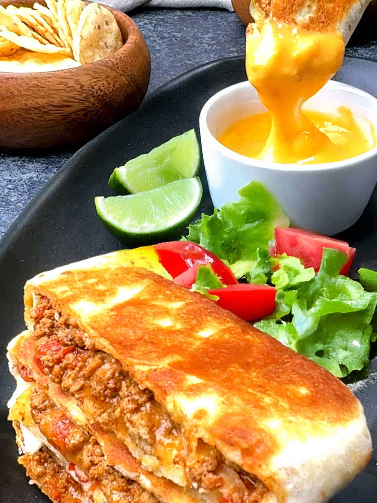 Crunchwrap-style sliders