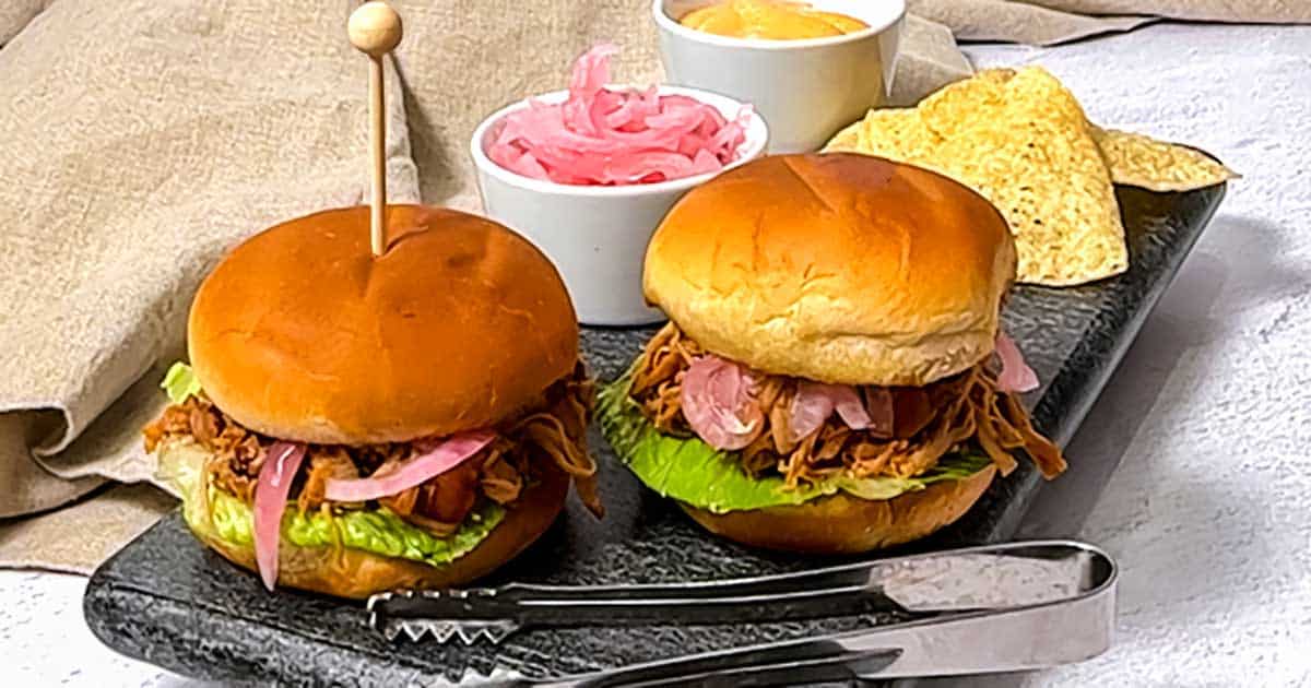 Instant pot honey chipotle chicken sliders.