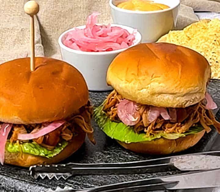 Honey Chipotle Chicken Sliders.