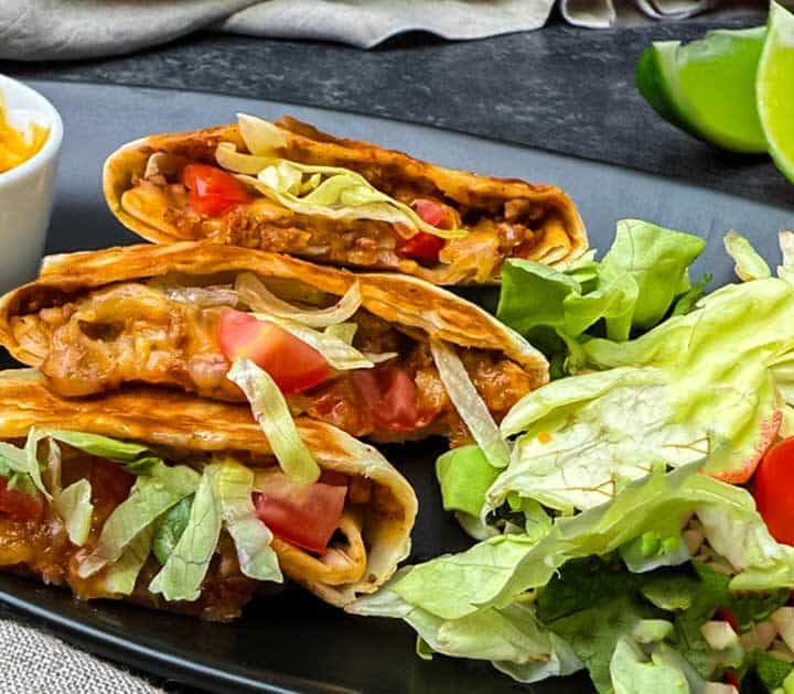Crunchwrap-style sliders.