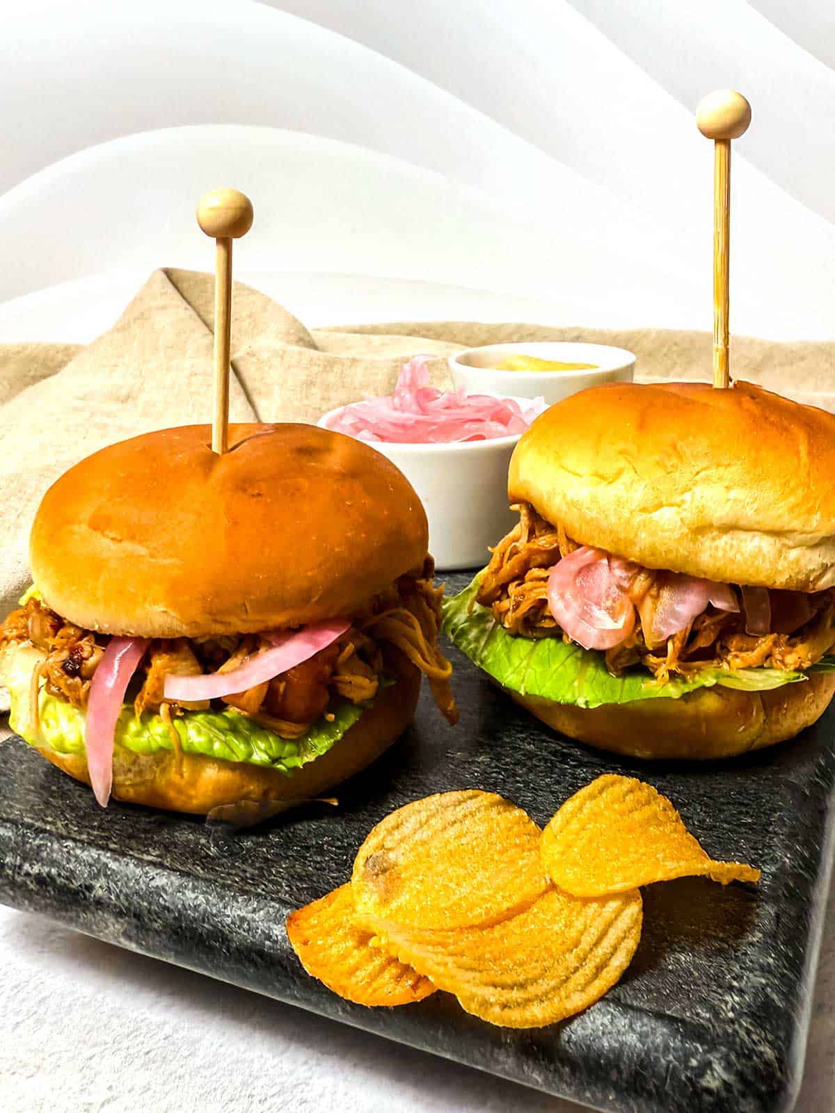 Honey chipotle chicken sliders