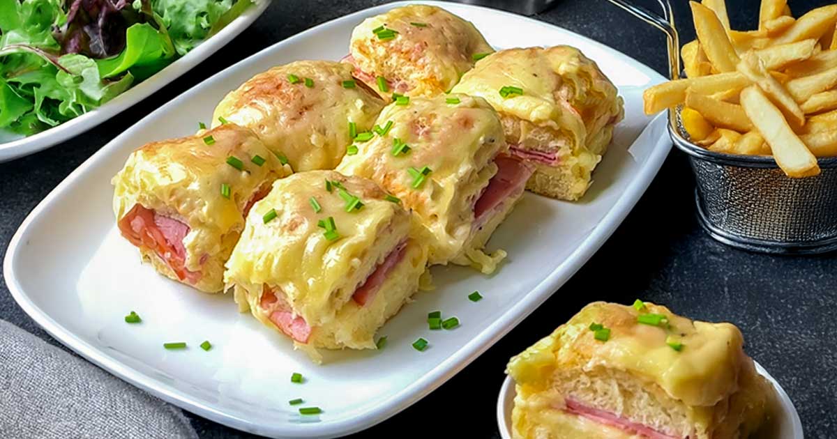Croque Monsieur sliders.
