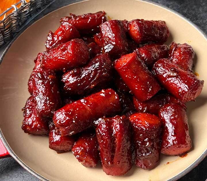 Hot dog burnt ends.