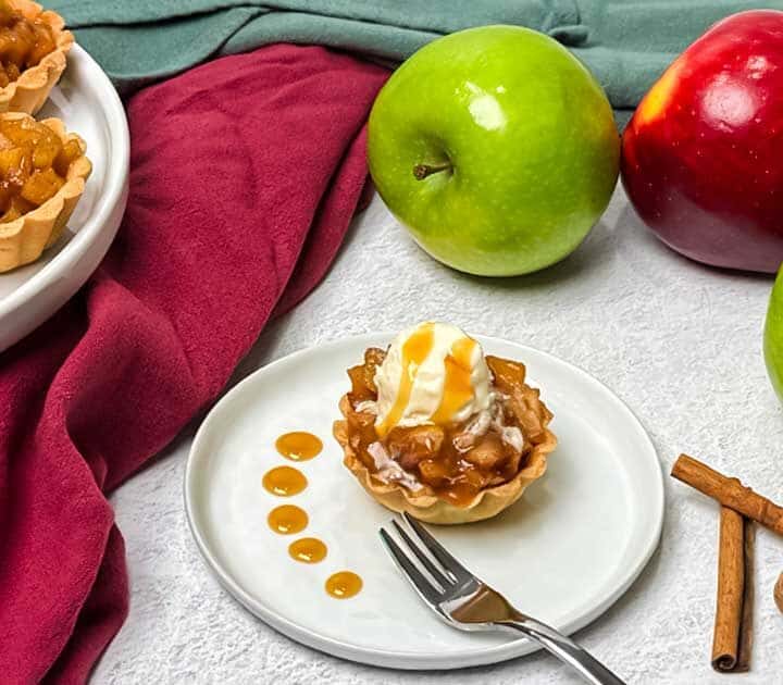Easy apple tartlets.