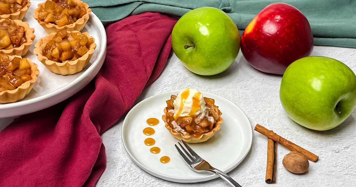 Mini Apple Pie Tartlets.