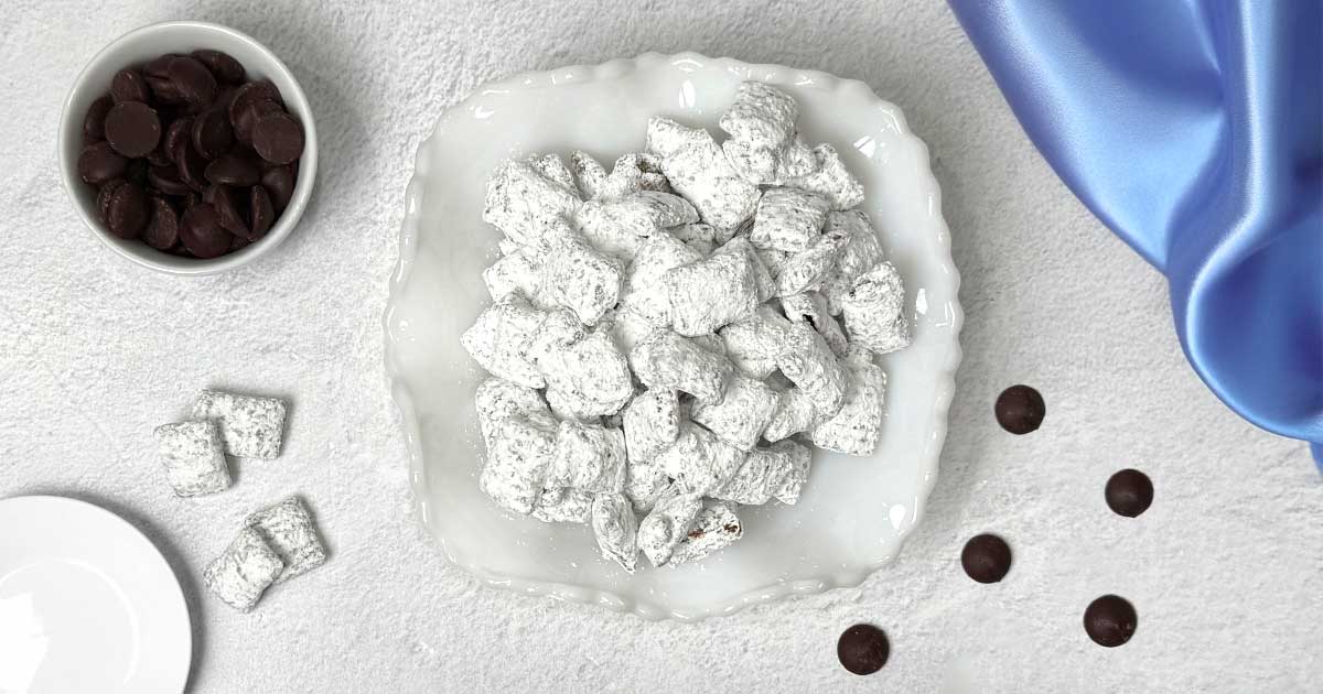 Small batch Nutella puppy chow.