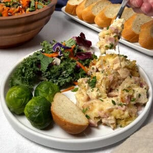 Chicken Cordon Bleu Casserole.
