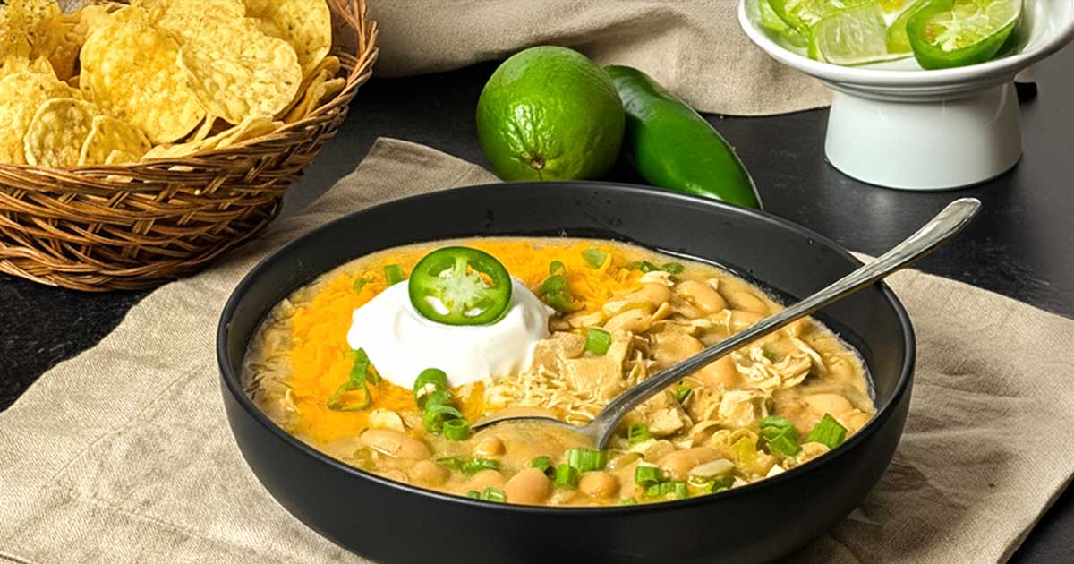 White chicken chili.