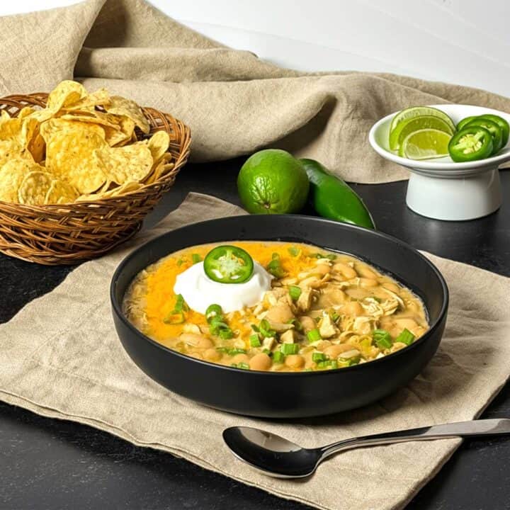 White chicken chili.