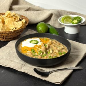 White chicken chili.