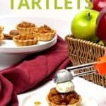 Easy mini apple pie tartlets.