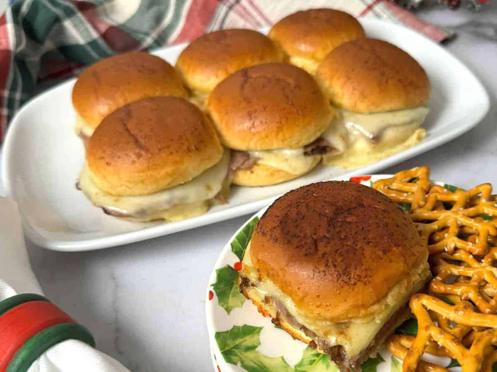 Leftover Rib Roast Sliders