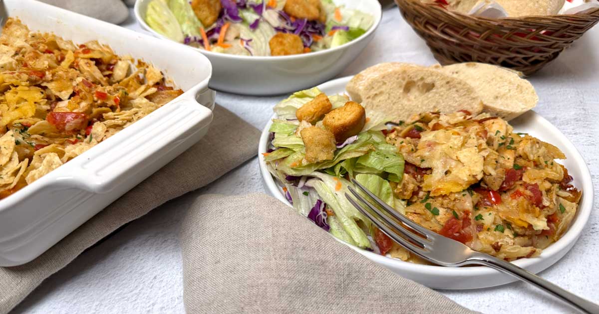 Reimagined King Ranch Casserole.