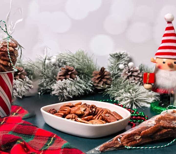 Sweet & Salty Roasted Pecans