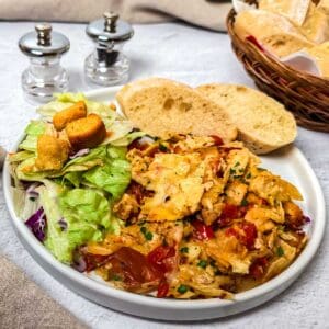 Reimagined Small-Batch King Ranch Casserole.