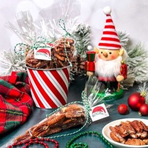 Sweet & Salty Buttery Roasted Pecans.