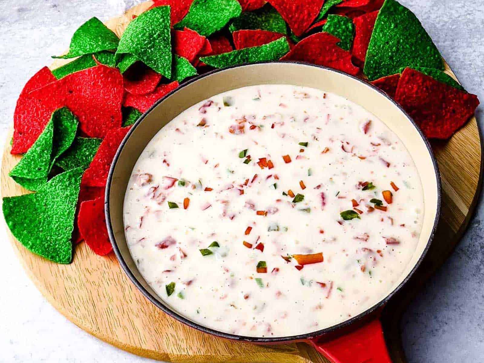 Quick and Easy Holiday Queso Blando
