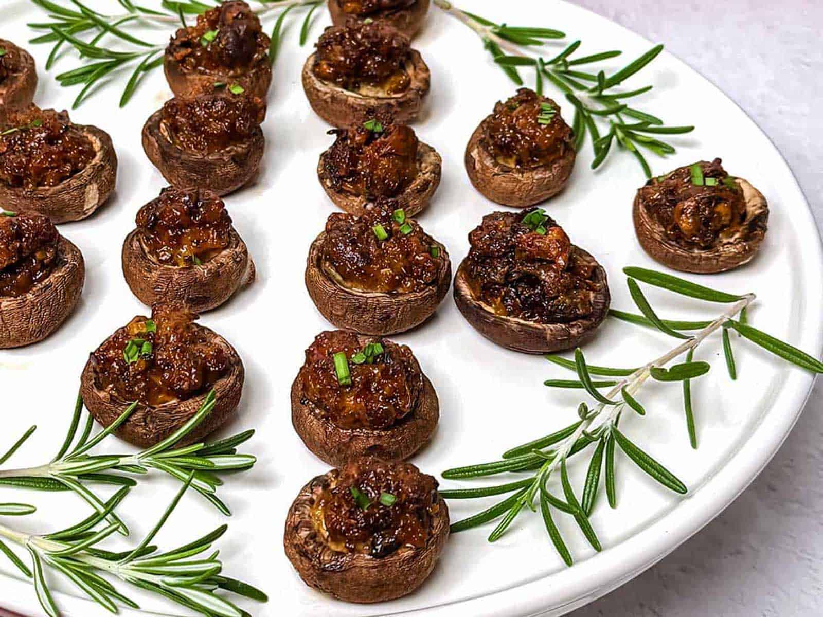Sausage Stuffed Mushrooms