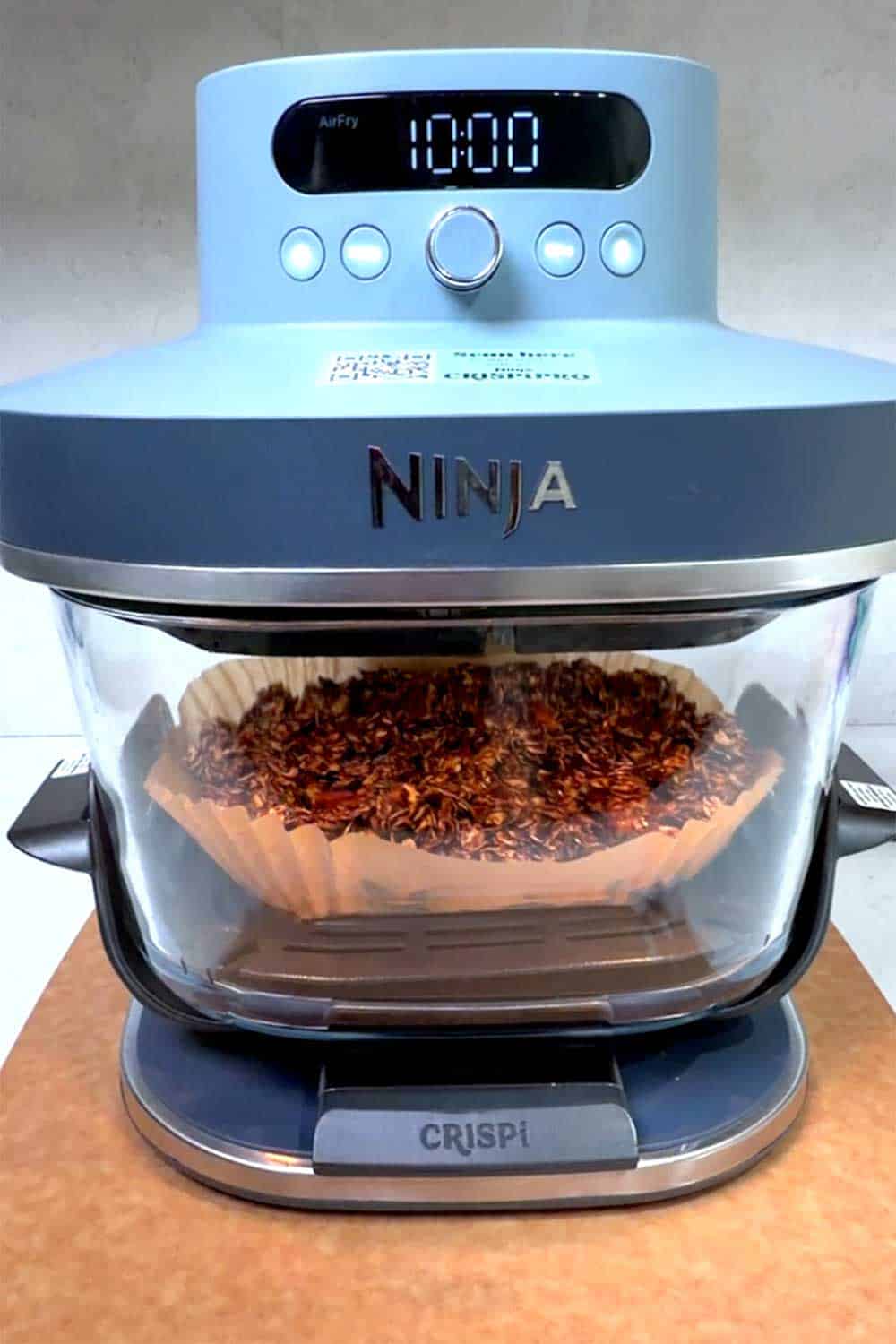 Ninja Crispi Pro with granola mixture