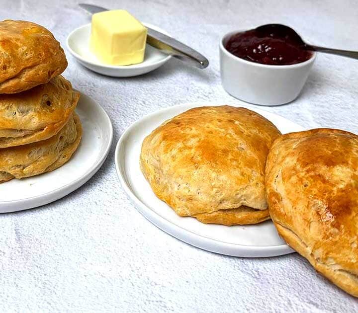 Uncrustable breakfast sausage biscuits.