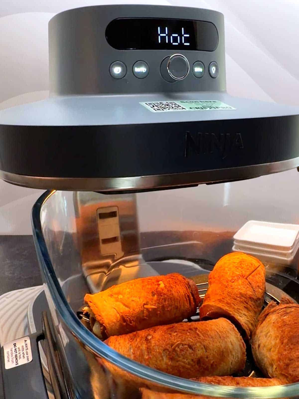 Reuben rollups in air fryer - done.