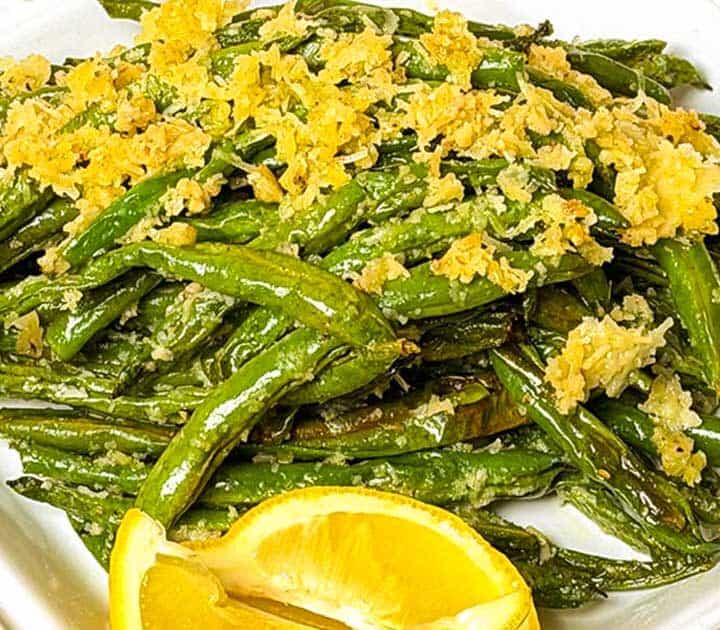 Garlic Parmesan Roasted Green Beans.