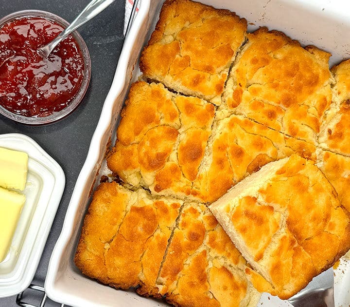 Easy Butter Swim Biscuits