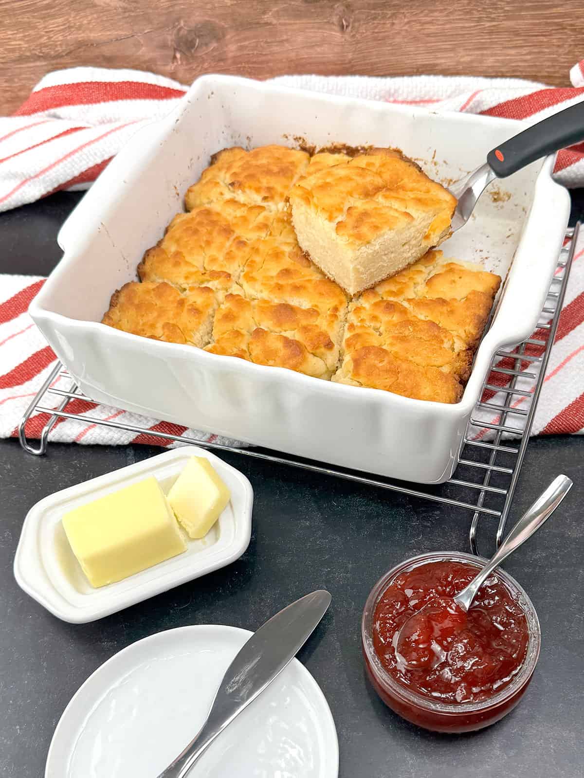 Easy Butter Swim Biscuits