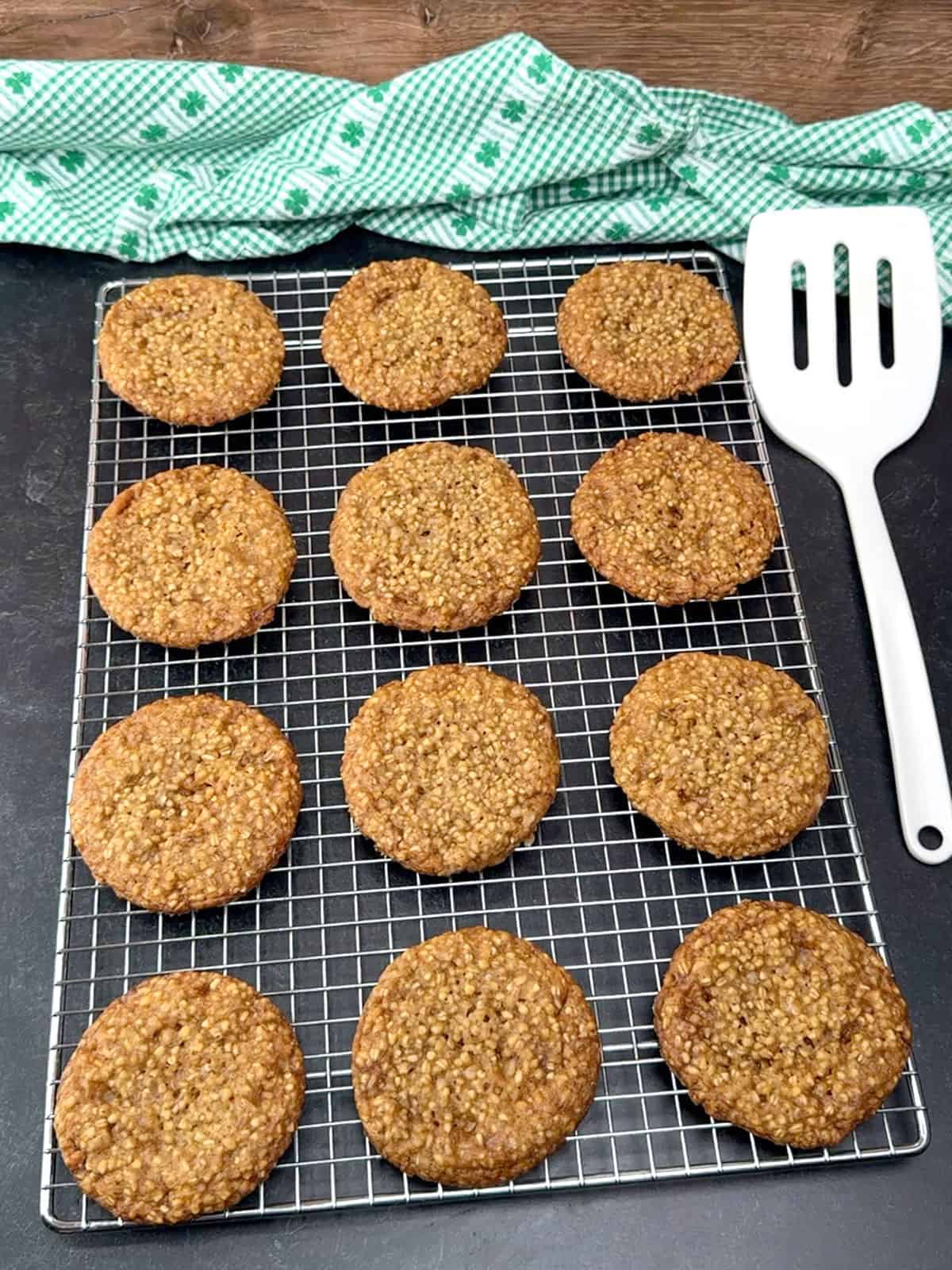 Irish Steel-Cut Oatmeal Cookies