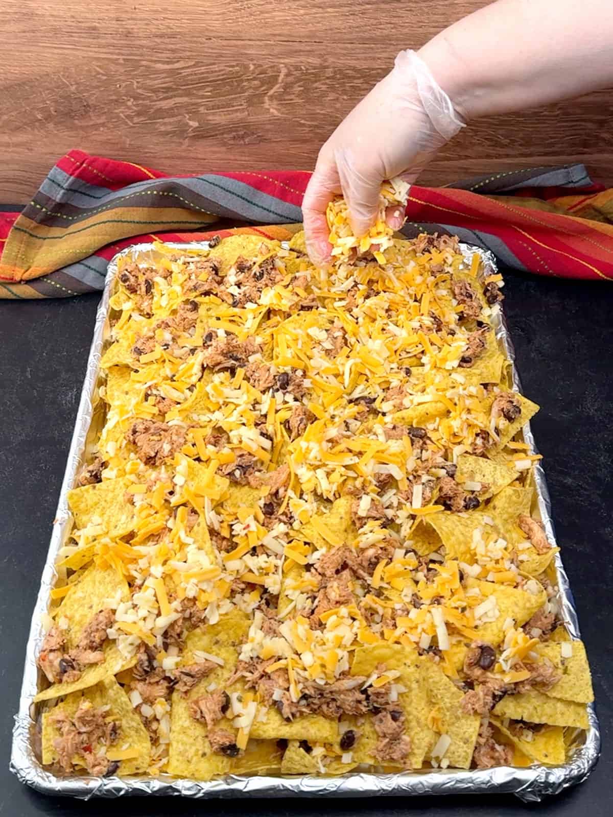 second layer of cheese