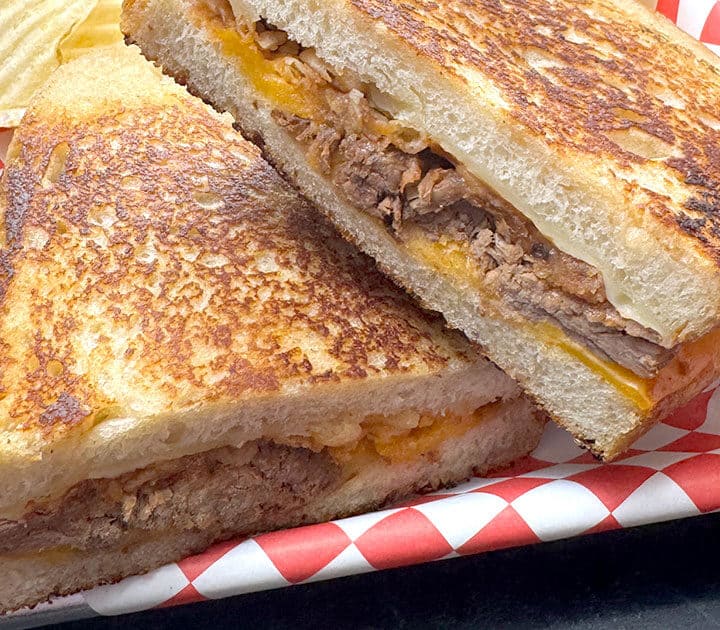 Ultimate BBQ Brisket Melt Sandwich