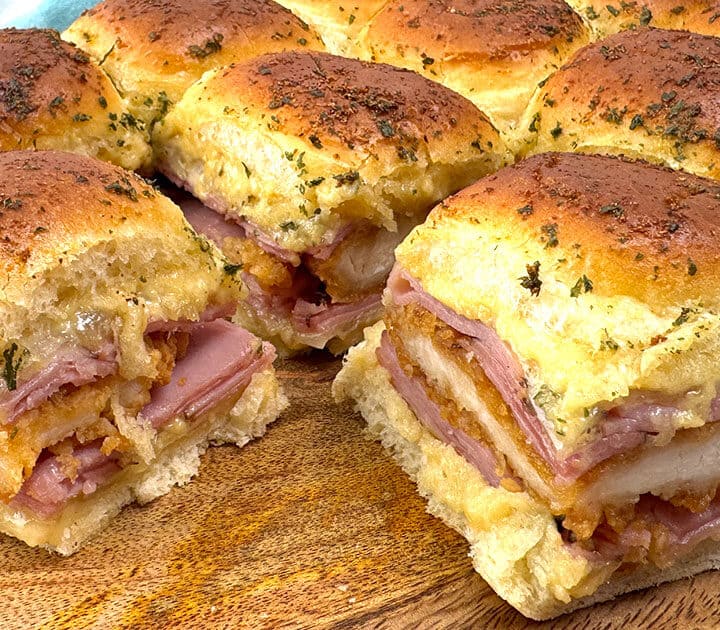 Chicken Cordon Bleu Sliders