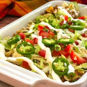 Taco noodle casserole