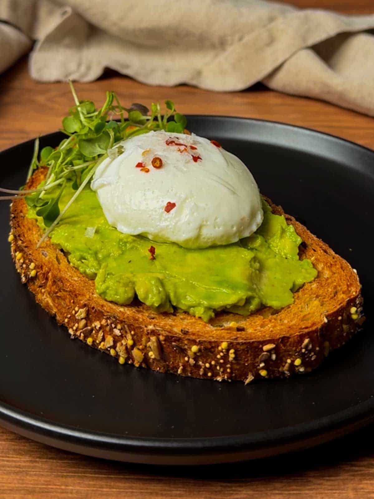 Assembled Avocado Toast.