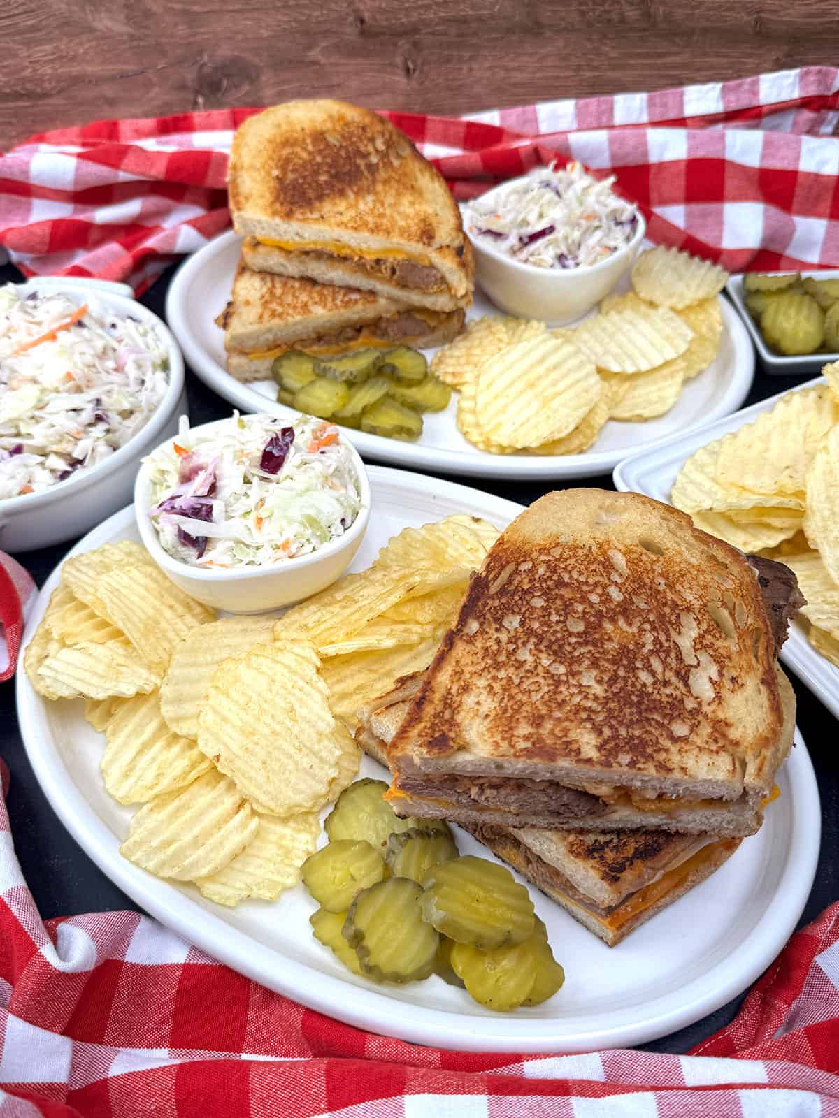 Ultimate BBQ Brisket Melt Sandwich